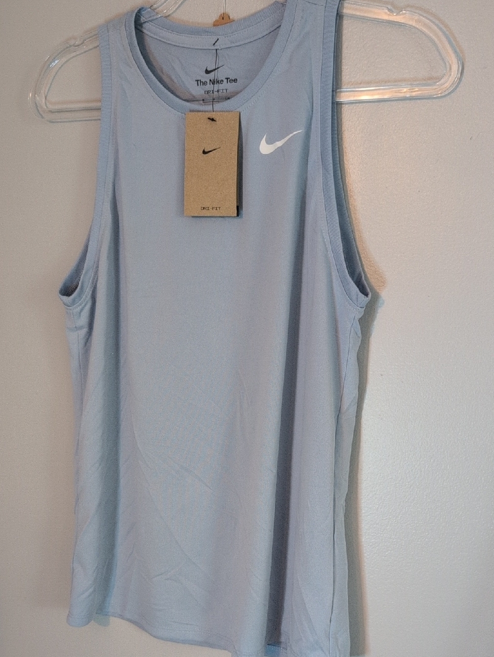 Nike Women's Pale Blue Dri-FIT Athletic Tank